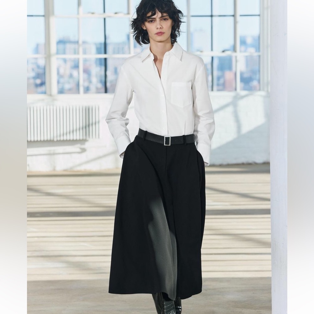 ZARA BELTED COMBINATION DRESS ZW COLLECTION